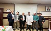 تجلیل و تکریم از امین اموال بیمارستان
