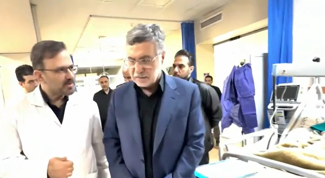 گزارش تصویری بازدید وزیر بهداشت از بیمارستان فیروزگر